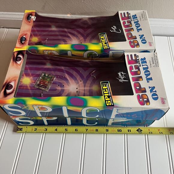 Spice Girls On Tour Mini Dolls & Empty Boxes Galoob 1998 Vintage - Picture 15 of 16
